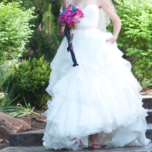 Bonny Ballroom Style Wedding Dress Size 6 - Picture 2 of 14